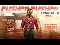 PUSHPA PUSHPA (Lyrical)-Pushpa 2 The Rule | Allu Arjun