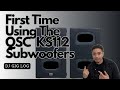 DJ GIG LOG: First Time Using The QSC KS112 Subwoofers