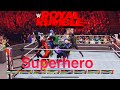 WWE 2K22 Superhero and Supervillain, Marvel and DC Royal rumble…