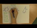 Trigonometry: Finding missing sides and angles