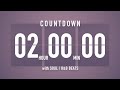2 Hours Countdown Timer Flip clock🎵 / +SOUL R&B Beats 🎧 + Bells 🔔
