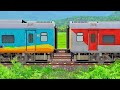 LHB HOT BUFFET COUPLING HUMSAFAR TRAIN | BUMPY RAILROAD | Train Simulator | Railworks 3 | NTG GAMING