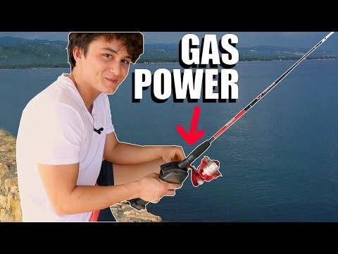 Gas Powered Fishing Pole