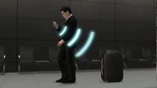Robotic suitcase that follows you around