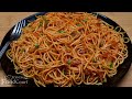 Spicy & Tasty Noodles without Sauce and Vegetables/ Noodles Recipe
