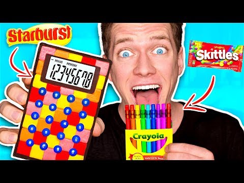 DIY Edible School Supplies FUNNY PRANKS Back To School Learn How To Prank using Candy & Food