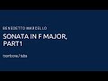 Benedetto Marcello - Sonata in F Major for trombone/tuba, mvt 1 (piano accompaniment)
