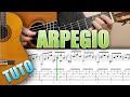 TUTO 🎶 Arpegio Miniatura en Sol [easy spanish guitar]