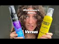 Which wavy hair mousse should you buy?  Marc Anthony strictly curls versus John Frieda frizz ease