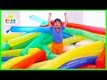 Download Blowing Giant Windbag Science Experiment for kids to do at home with Ryan ToysReview mp4 3gp mp3 videos - waplic