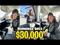 Millionaire blessed a lady who was homeless was 12 years and her story made me cry