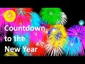 New Year Countdown Clock, with Animated Fireworks