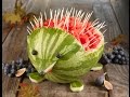 Watermelon Hedgehog Carving