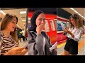 Drawing realistic portraits of strangers on the subway - Best Surprise Reactions