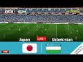 LIVE | Japan U23 vs Uzbekistan U23 • AFC Asian Cup Full Match - Video Game Simulation