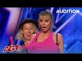 Fashion Designer Uses Heidi Klum On Stage as Her Model! Melodie Blaize on America's Got Talent