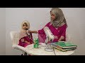 Better quality video: Maryam is reviewing few Surah with her baby sister Fatima [2 yrs]