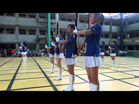 sexy color guard nudes on the catwalk