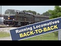 Why They Run Locomotives Back to Back