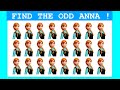 Find The Odd Anna! Difficult Level