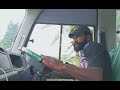 Highland bus driver.. driving kiunga tabubil Highway Papua New Guinea