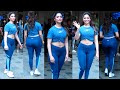 Baapre!! Baap 😱 Tamanna Bhatia Flaunts Her Huge B00mbastic Figure In Very Hot Gym Outfit At Bandra