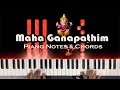 Mahaganapathim Piano Tutorial | Notes and Chords | Aditya CN | Chords Music Academy