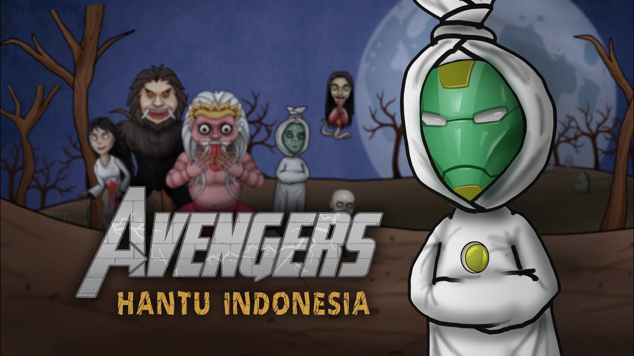 Avengers Hantu Indonesia Avengers Infinity War Parody Kartun