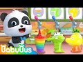 Yummy Rainbow Juice Song🍹 | Colors Song, Popcorn Truck | Nursery Rhymes | Kids Songs | BabyBus