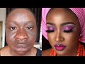 Must Watch 👆🏼 Unbelievable 😍Bridal Makeup And Gele Transformation | Makeup Tutorial💄