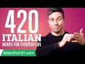 420 Italian Words for Everyday Life - Basic Vocabulary #21