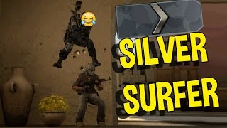 CS:GO SILVER FUNNY MOMENTS - SILVER SURFING BOTS, BIGGEST FAIL & MORE