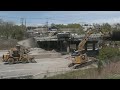 Progress being made on demolition of overpass on I-95 in Norwalk