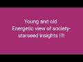 young and old generation!!!! #Ritalin #indigo #starseed insights #oldagehomes #kindergarten