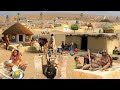 Desert Village Woman Morning Routine | Ancient Desert Village Life Pakistan | Cooking Desert Food