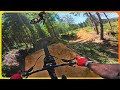 Chasing Pro Rider Jeff-Kendall-Weed Down Jump Trails at Galbraith