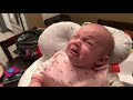 Baby SHOCKED by First Taste of Food
