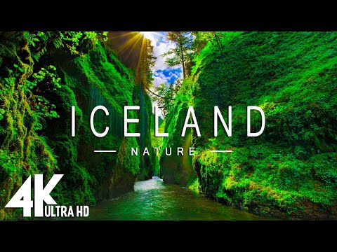 FLYING OVER ICELAND 4K UHD Relaxing Music Along With Beautiful Nature Videos 4K Video Ultra HD