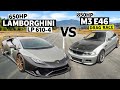 650hp Lamborghini Huracán LP 610-4 vs 850hp BMW M3 E46 // THIS vs THAT