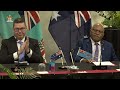 Prime Minister is holding a joint press conference with Australian Minister