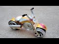 How to Make Toy Motorcycle at Home - Como fazer uma motocicleta de brinquedo em casa