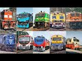[20 in 1] Non-stop amazing colorful all types of trains of INDIAN RAILWAYS
