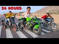 24 Hours on Super Bike Challenge- Ninja ZX10R | 24 घंटे बाइक से उतर नहीं सकते