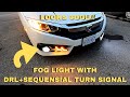 How to install Mustang Style DRL and fog light in 2016-2020 Honda Civic