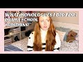 WHAT MONOLOGUES I DID FOR DRAMA SCHOOL AUDITIONS! HOW TO CHOOSE YOUR MONOLOGUES! - LUCY ADAMS
