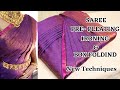 Saree Pre-pleating 🥻& Box folding | New Techniques for Beginners 💯😍#trending #saree #beauty #video