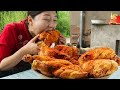 Xiaoyu's secret crispy big chicken legs, spicy and crispy, fried chicken with beer, cool!