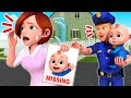 Baby is Missing - Policeman Rescue the Baby - Police Song | Funny Song & Nursery Rhymes | Rosoo Baby