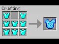 Minecraft UHC but you can craft ARMOR from ANY ITEM you want...