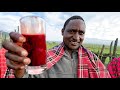 Africa's SCARIEST Breakfast! Tribal Food with the Maasai in Tanzania